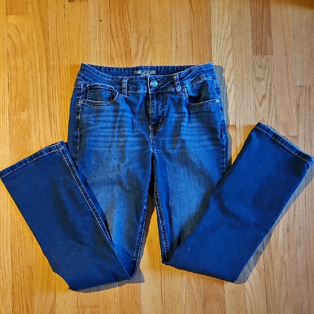 Dark Blue Bootcut Jeans For Women Size 8